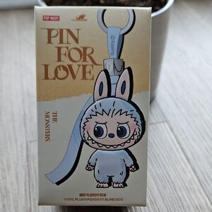 Pop Mart The Monsters Pin For Love Plush Keychain LETTER H